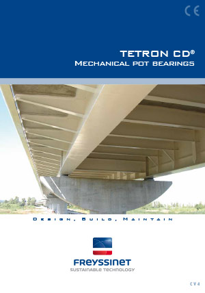 Tetron CD Mechanical pot bearings  Brochure  Freyssinet